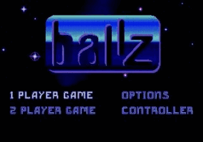 Ballz 3D Title Screen